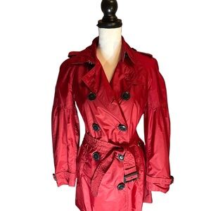 Burberry London Classic Red Trench Coat